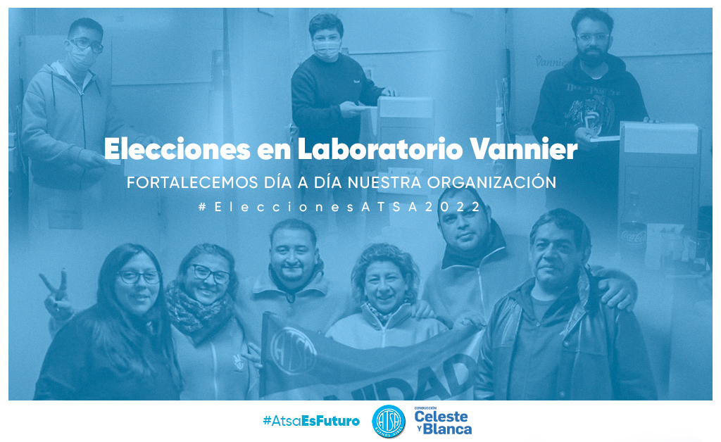AtsaBsAs's tweet photo. ¡LABORATORIO VANNIER tuvo sus #EleccionesATSA! 💙

Agradecemos a cada trabajador por acercarse a votar y así elegir a su #ComisionInterna para fortalecer a la Organización de #Sanidad ✌️

¡Felicitaciones a nuestrxs compañerxs! 😁

#ATSAEsfuturo #Sanidad #Sindicato #elecciones https://t.co/Fovr3wnfls