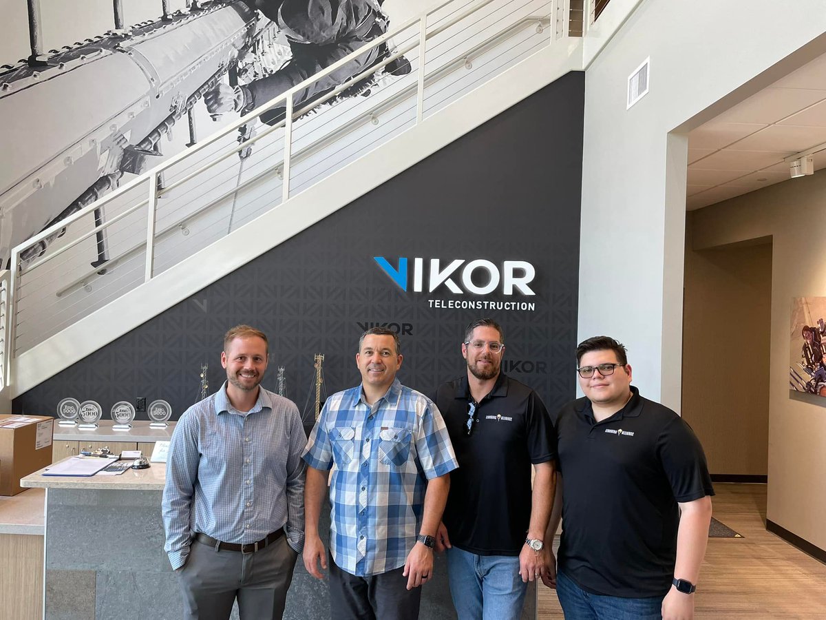 VIKORInc's tweet photo. Here's a behind the scenes look of an upcoming video or two! Big thanks to Learning Alliance for helping us highlight our training and safety program! #BeVIKOR #DedicationToElevation #ElevateWireless https://t.co/55iYV3wpXX