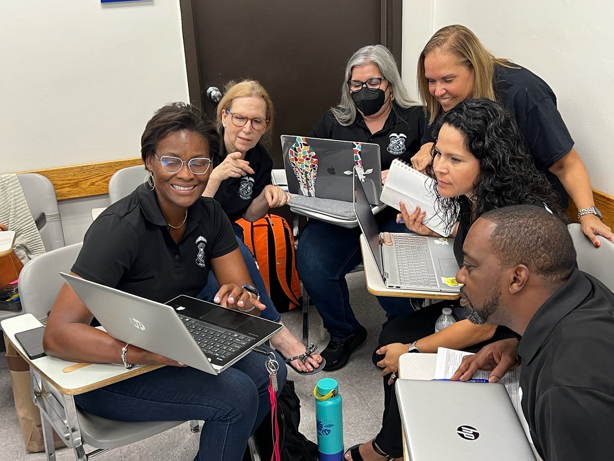 AirBaseK8's tweet photo. 💥 Day 4 School Improvement Planning Team 💥 Our goals are set and ready for the 2022 school year! @AirBaseK8 @SuptDotres @MDCPSSouth @Synergy_MDCPS @AlonzaPendergr1
@carvalhogibson @Jenniedteach @ParksPreK @elizabeth_polo5 #SynergyMDCPS2022
#SynergyConnect305
#Connect305 https://t.co/Ag91o0YW3A