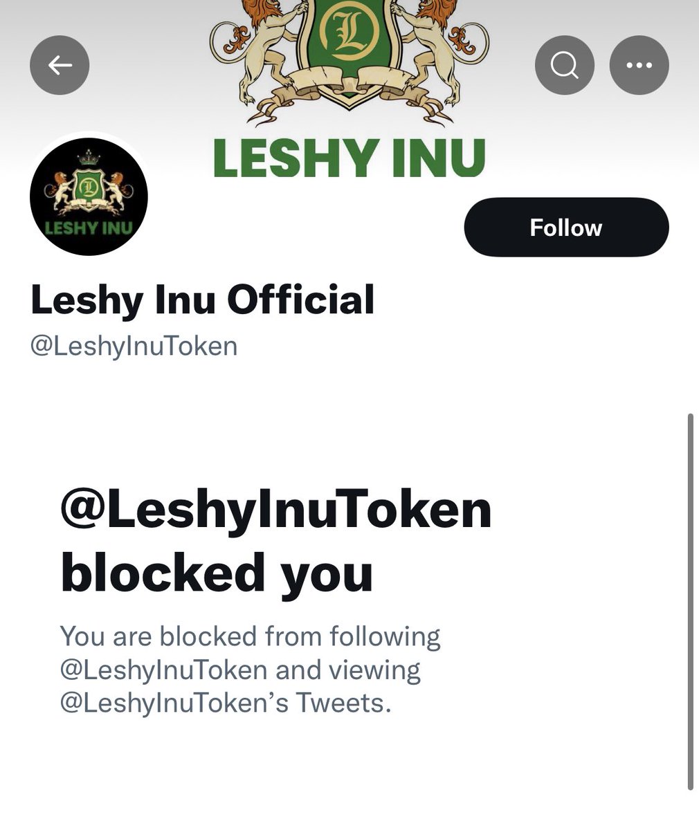 MaHan_crypto's tweet photo. @LeshyInuToken Guys please be very careful of this scammer. They blocked my another account https://t.co/XyWcSdiBe6