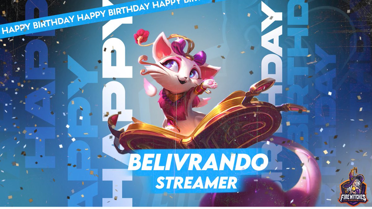 firewitchesofc's tweet photo. Hoje é aniversário da nossa linda stremmer.
Feliz aniversário 🎉! Que todo seu sonho se realize. https://t.co/DbToTXTEhb