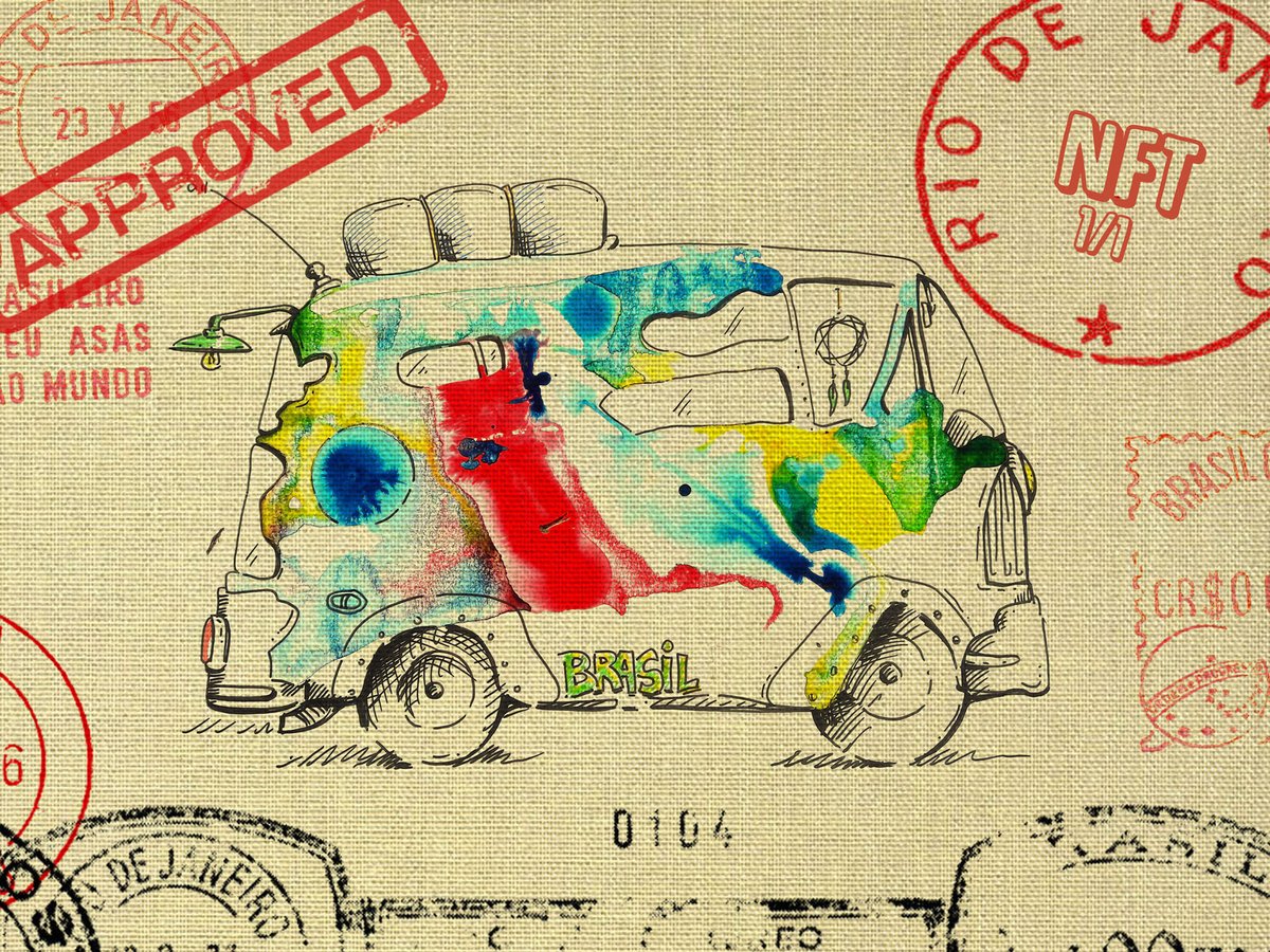 sanallazcano's tweet photo. "Brasil Postal Van" NFT
1 TEZOS
12/25
link below
#NFTartist #NFTdrop #NFTCommunity #objktnft #tezosart #CleanNFT https://t.co/og7vOKTbEb