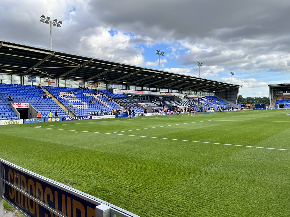 BlokeFromBFC's tweet photo. Fri15Jul #SHRBUR 1οΈβ£/3οΈβ£ β
Visited a new ground tonight watching the mighty @BurnleyOfficial
Into my late 70s of stadiums now following #twitterclarets
Made me laugh most fans asking who was who on the field of play
Great reception for @VincentKompany https://t.co/KbIJHLuZw2