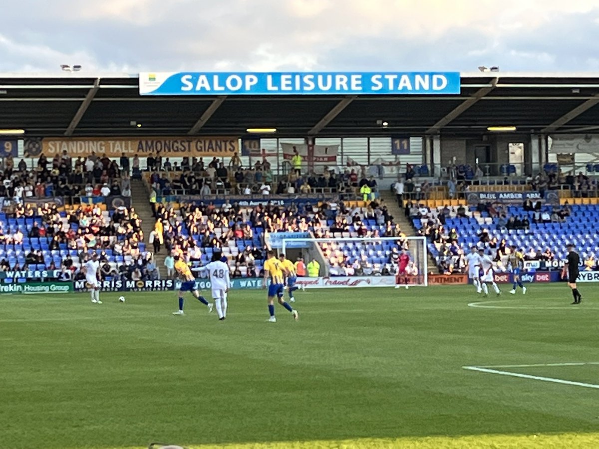 BlokeFromBFC's tweet photo. Fri15Jul #SHRBUR 1οΈβ£/3οΈβ£ β
Visited a new ground tonight watching the mighty @BurnleyOfficial
Into my late 70s of stadiums now following #twitterclarets
Made me laugh most fans asking who was who on the field of play
Great reception for @VincentKompany https://t.co/KbIJHLuZw2