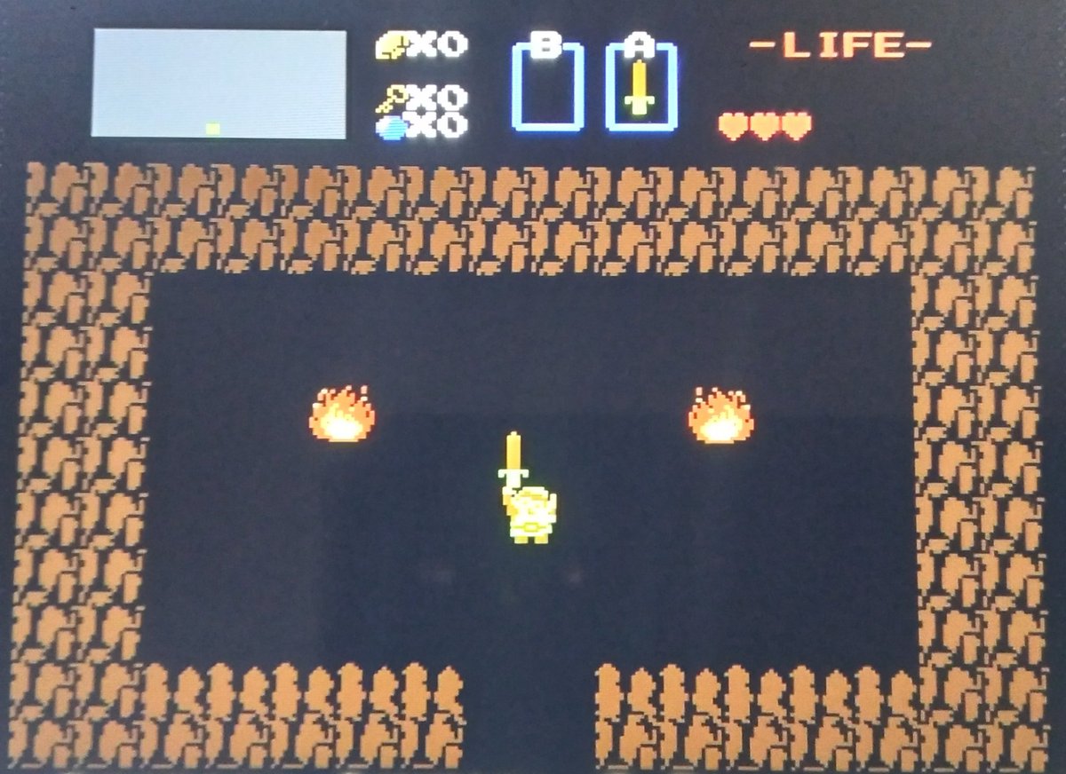 HeManIsMyHero's tweet photo. I love retro gaming on a Friday afternoon and now I'm partying like it's 1986.๐ค This name seems perfect and this ain't no power sword but it will have to do. #TheLegendOfZelda #NintendoEntertainmentSystem #NES #FavoriteGamingConsoleEver https://t.co/cvXCWib8jO