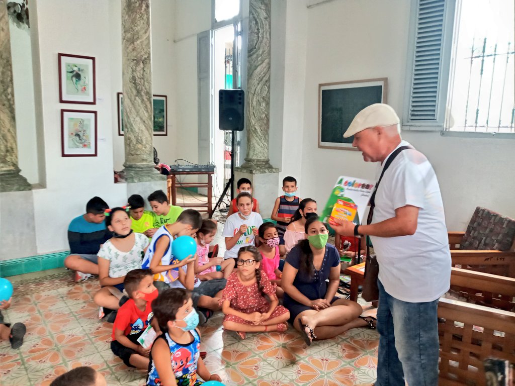 UneacPinar's tweet photo. Comienza en la #UNEAC la celebración por el #DíaDeLosNiños https://t.co/JiIAkVlNWK