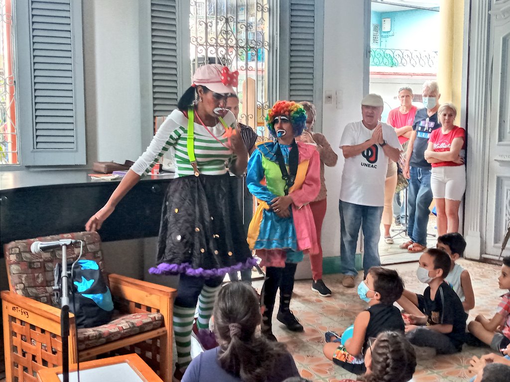 UneacPinar's tweet photo. Comienza en la #UNEAC la celebración por el #DíaDeLosNiños https://t.co/JiIAkVlNWK