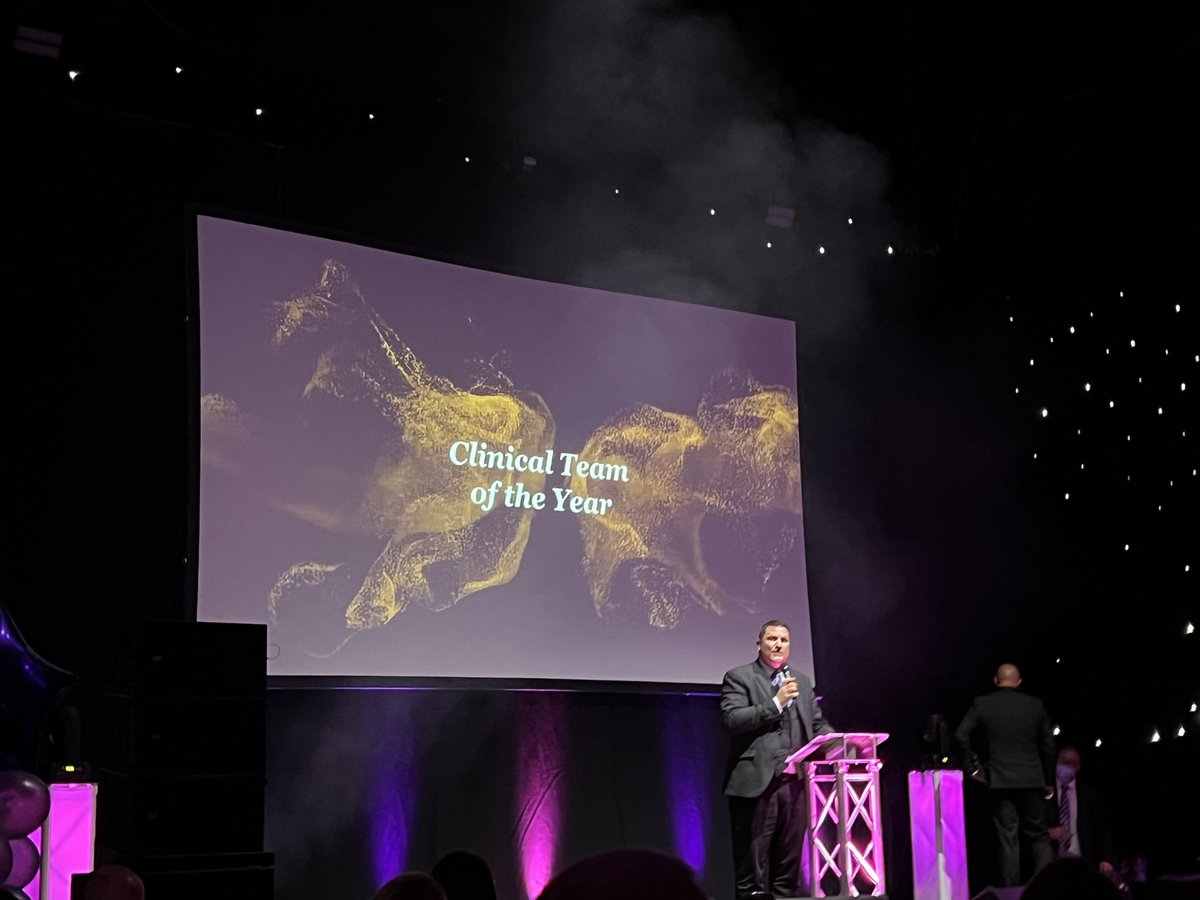 DanTFirth's tweet photo. We won! Amazing! 🤩 So proud of the team- Clinical Team of the Year #TRFTProud @BrilsTeam @RotherhamNHS_FT https://t.co/okNl1vSOND