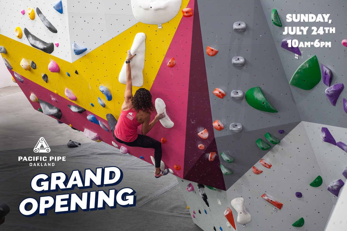 ✨Pacific Pipe GRAND OPENING✨
FREE EVENT! All-day climbing and fitness extravaganza!
Activities: Top Rope Climbing with instructors, Bouldering Comp, Flash Fitness Classes, Open Weights, Local Food and Vendors, DJs, and a Raffle
#touchstoneclimbing #pacificpipe