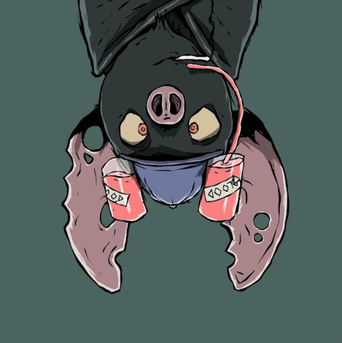 BallsMaga's tweet photo. @essen_nft @Moon_Bats #UpsideDownLife #MoonBats https://t.co/PRNX9wKWrR
