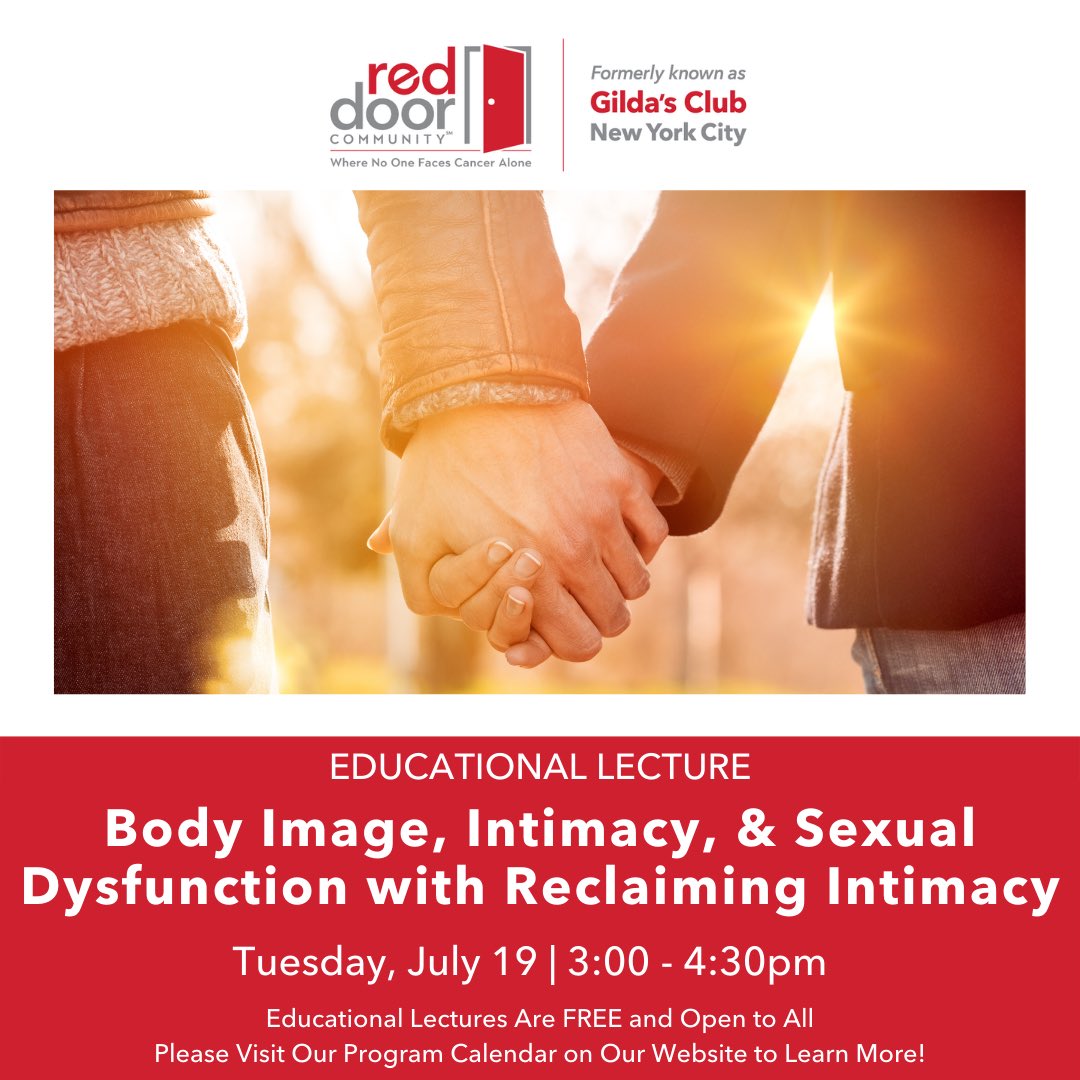 RedDoorCm's tweet image. Join us for our Body Image, Intimacy, &amp;amp; Sexual Dysfunction with Reclaiming Intimacy Lecture. Red Door Community lectures are FREE to attend and OPEN TO ALL. Register via the Program Calendar found on our website at reddoorcommunity.org !
 
#RedDoorCommunity #EducationalLecture