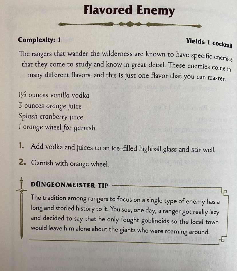 red5_gaming's tweet photo. Some of our #DnD characters will be sipping this libation at The Red 5 Tavern tonight. Make a #FlavoredEnemy from โDรผngeonmeister A Drink Masterโs Guideโ & join us at 10 pm edt! #21andOlder #dungeonsanddragons #dnd #dnd5e #ttrpg #roleplay #tabletopgaming
https://t.co/fOHMFPJ6vF https://t.co/DiMSmXhD6v