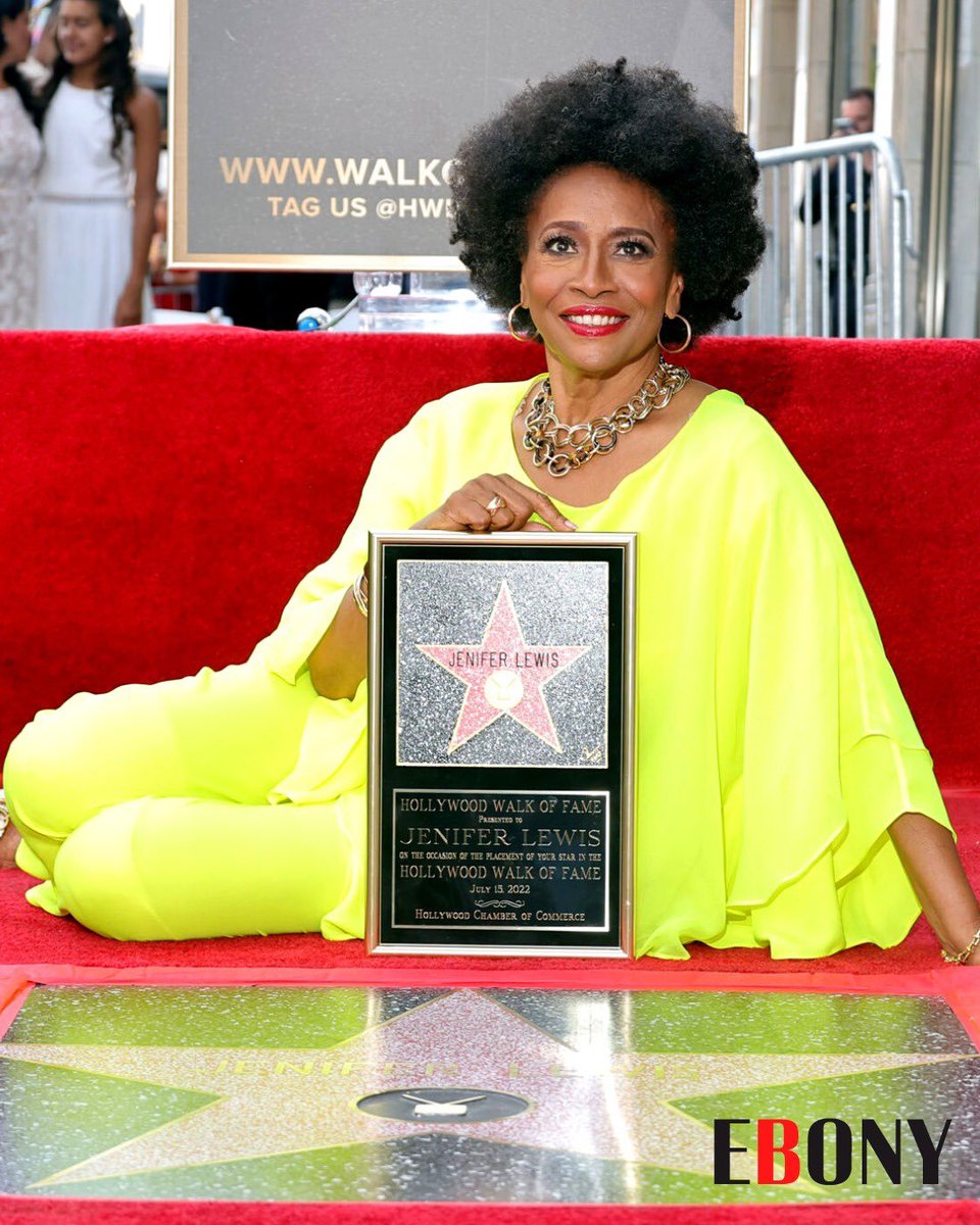 Jenifer Lewis, “The Mother of Black Hollywood”, gets star on the Hollywood Walk of Fame: “Here I am, a coloured girl from Kinloch, Missouri, etched in stone next to Katharine Hepburn”

She has appeared in more than 400 TV shows, 68 movies, 40 animations, 4 Broadway productions 👑