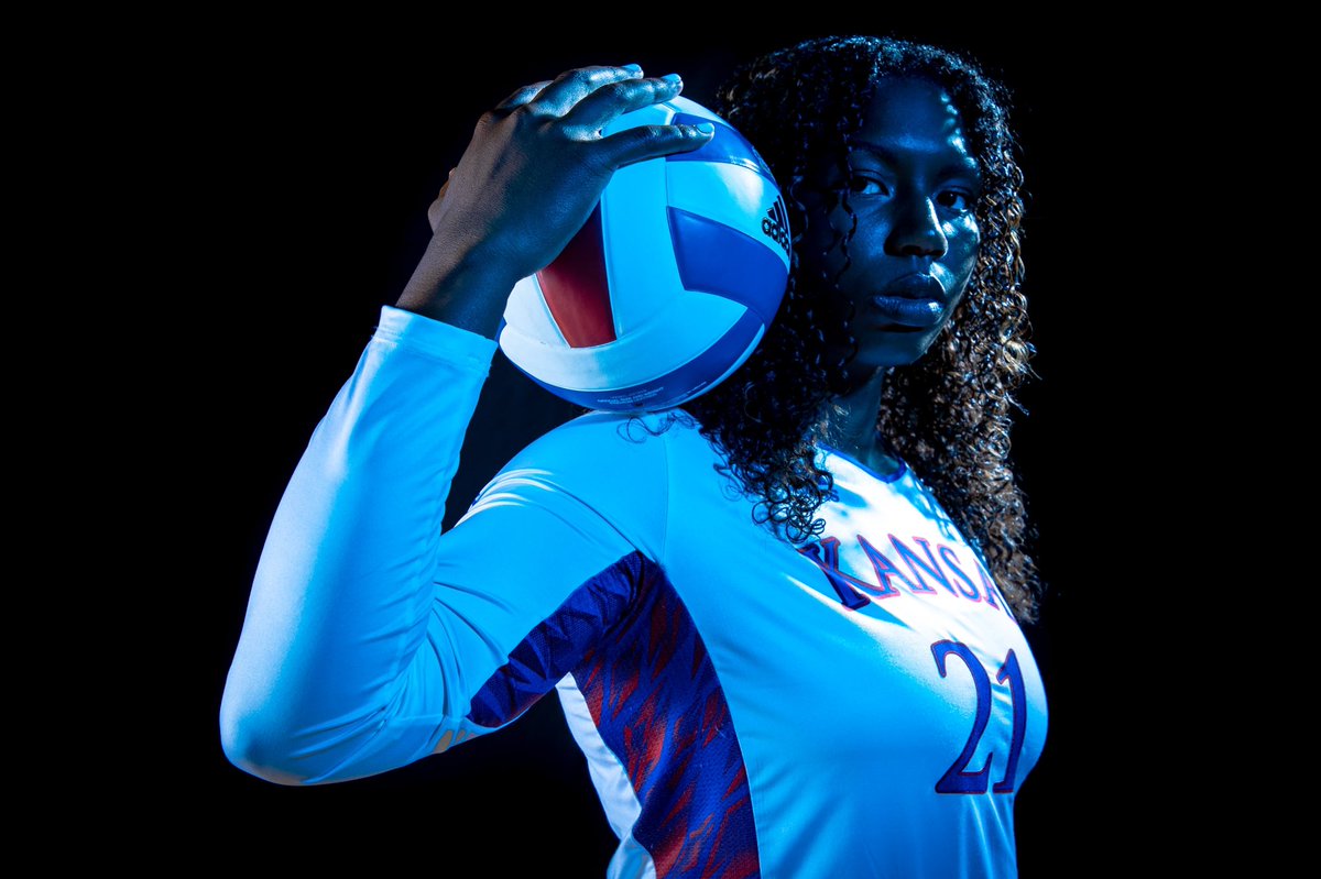 KUVolleyball's tweet photo. Are you ready? 🥶💙🏐

#RockChalk | #KUVB https://t.co/oe2fVmt49Y