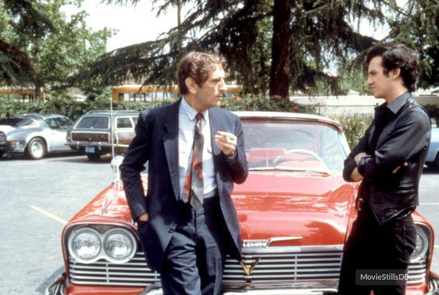 SemetraRhodes's tweet photo. #RandomHorrorMovie Marathon #NowWatching CHRISTINE (1983)....oh boy, killer car heaven! [generated by the keyword: 1970s]

#FridayFrights #HorrorFriday #JohnCarpenter #StephenKing #Christine #KillerCar https://t.co/3aqX21Zova