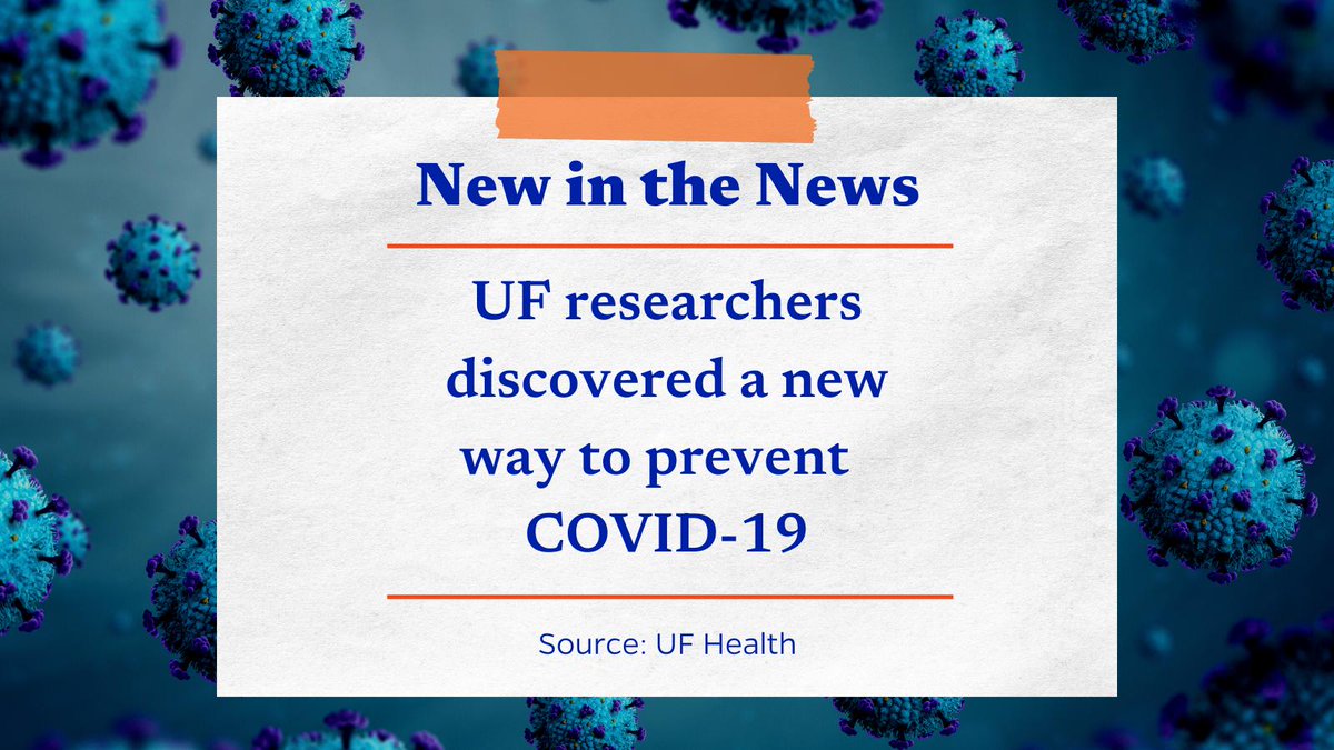 The moment #COVID enters the body, it overtakes #cell proteins, suppressing #inflammatory defenses &amp; allows the virus to spread. #Researchers <a href="/uflorida/">Univ of Florida</a> have discovered a way to #fight rapidly mutating #strains of the #virus.

Learn more here!➡️ ow.ly/EQwK103P6mf