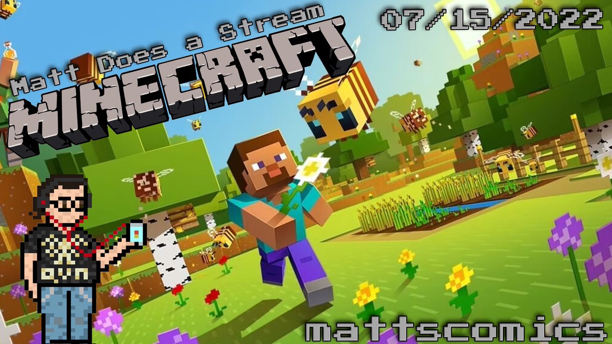 mattfilmsnobso1's tweet photo. I'm playing Minecraft at 5:30pm.
https://t.co/knhtwI3ubA
#Minecraft #Minecraftbuilds #citybuild #streaming #mattscomics #TwitchStreamers #twitch https://t.co/HT54AQWoqr