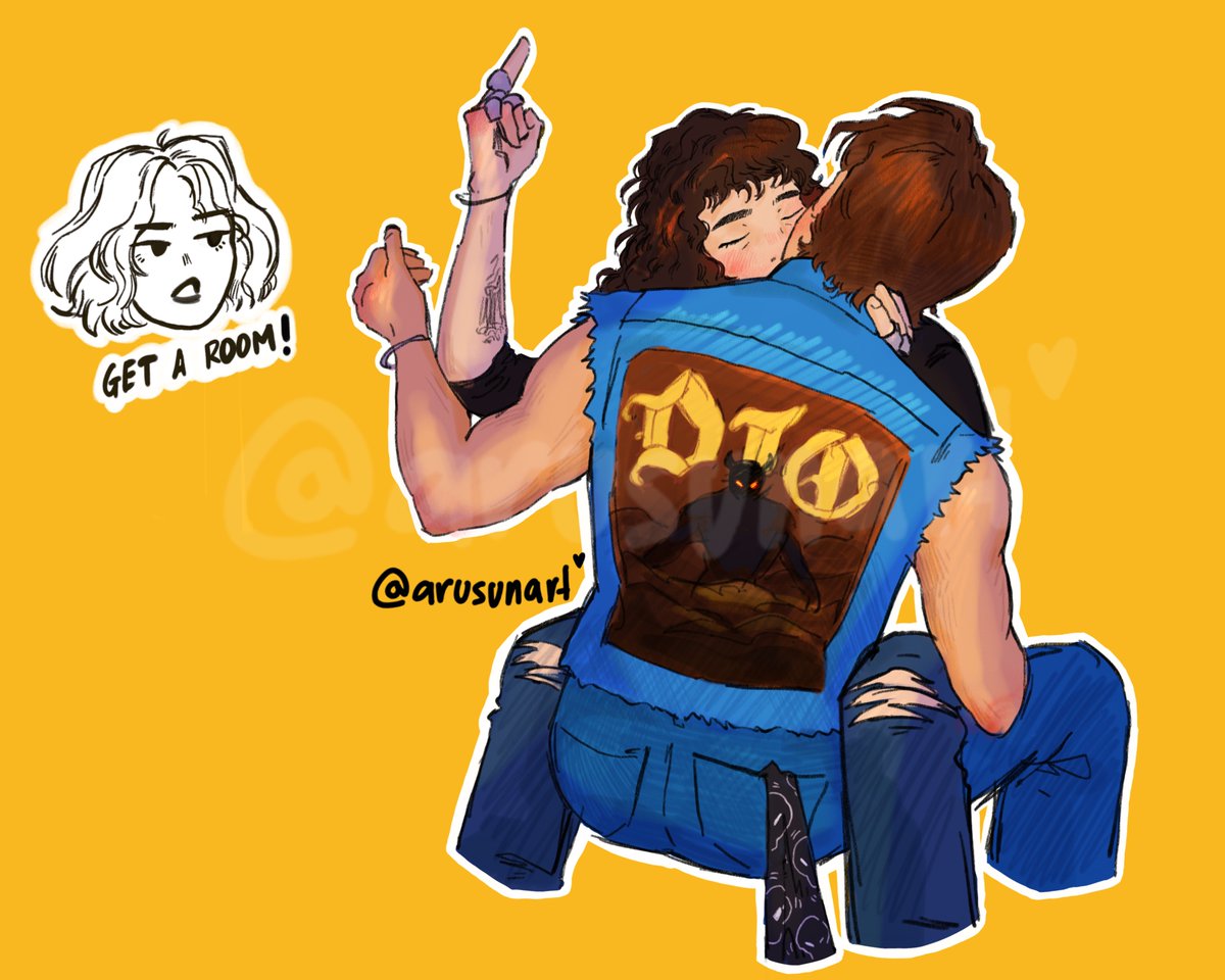 arusunart's tweet photo. Birthday gift for myself 🥰
tried a new pose  
#steddie #StrangerThings https://t.co/BDJZBNQDn6