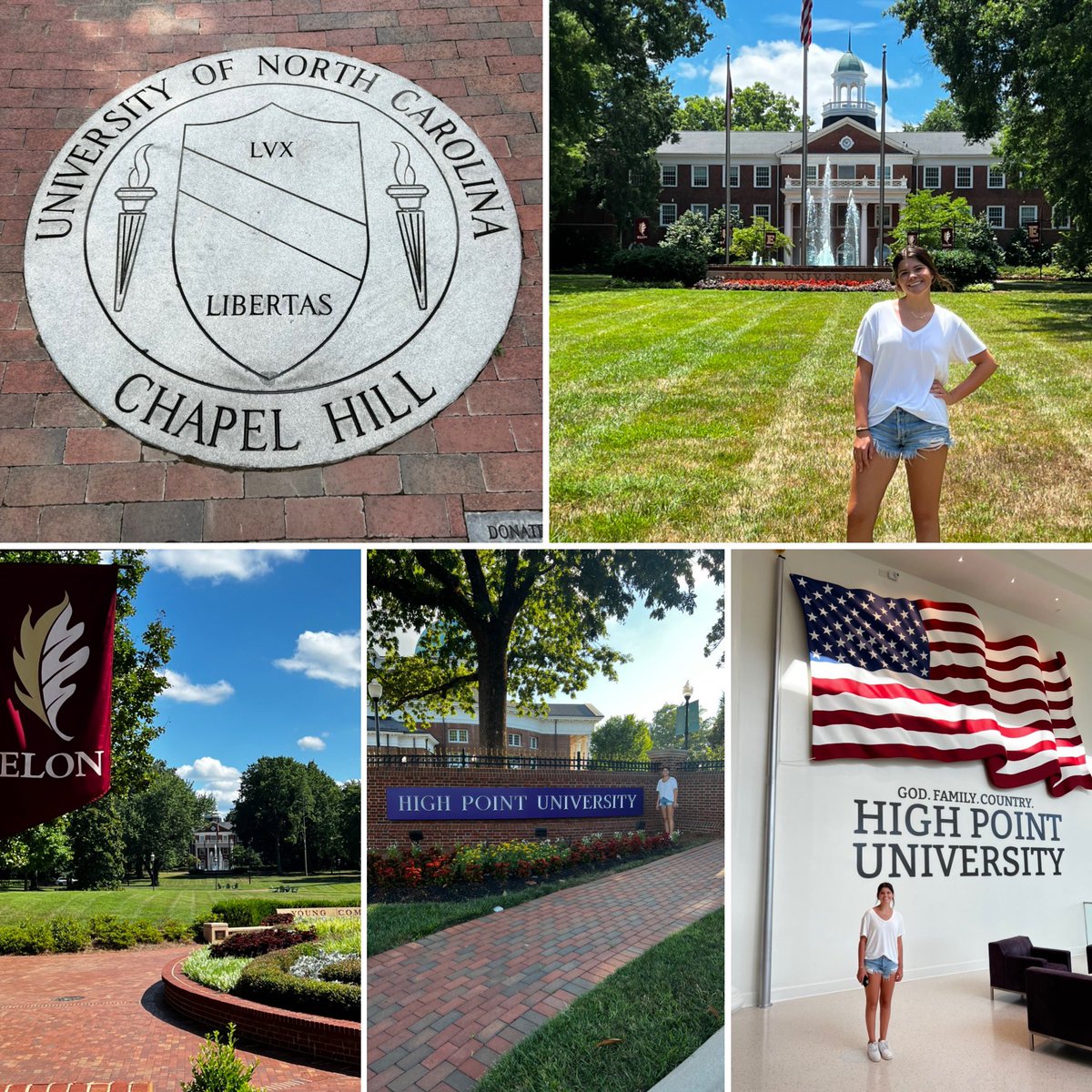 SteveDachowski's tweet photo. Days 3-6 on the southern swing … we are #collegetourtired https://t.co/uTslZSoMs8