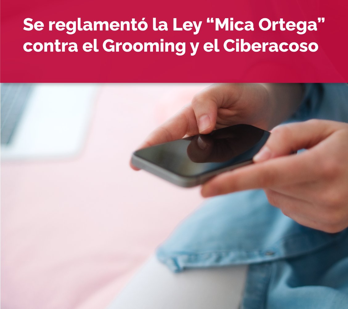 El Gobierno reglamentó la Ley 27590 "Mica Ortega", sancionada en noviembre de 2020, que crea el Programa nacional de prevención y concientización del grooming o ciberacoso contra Niñas, Niños y Adolescentes.
instagram.com/p/CgDDqiRP3sy/
#Grooming #LeyMicaOrtega #Argentina