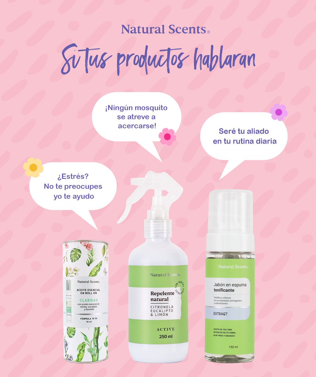 NaturalScentsMx's tweet photo. ¿Qué te dicen nuestros productos favoritos de la temporada? 🌼🗣
🛍 Adquiérelos todos en tu tienda física más cercana 🏪 Encuentra la tuya aquí ➡️ https://t.co/PGH80u1c8R https://t.co/4PbTeEQtXx