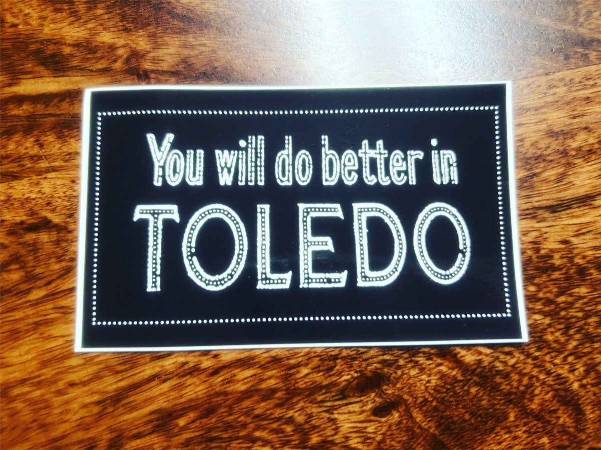 Sent to us by <a href="/LeadershipOH/">Leadership Ohio</a> Toledo alum in prep for todays virtual TE session. It struck me as funny, and maybe a little weird, but after experiencing the energy and fondness that Toledo leaders have for their city, I think they are doing better there. 

#youwilldobetterintoledo