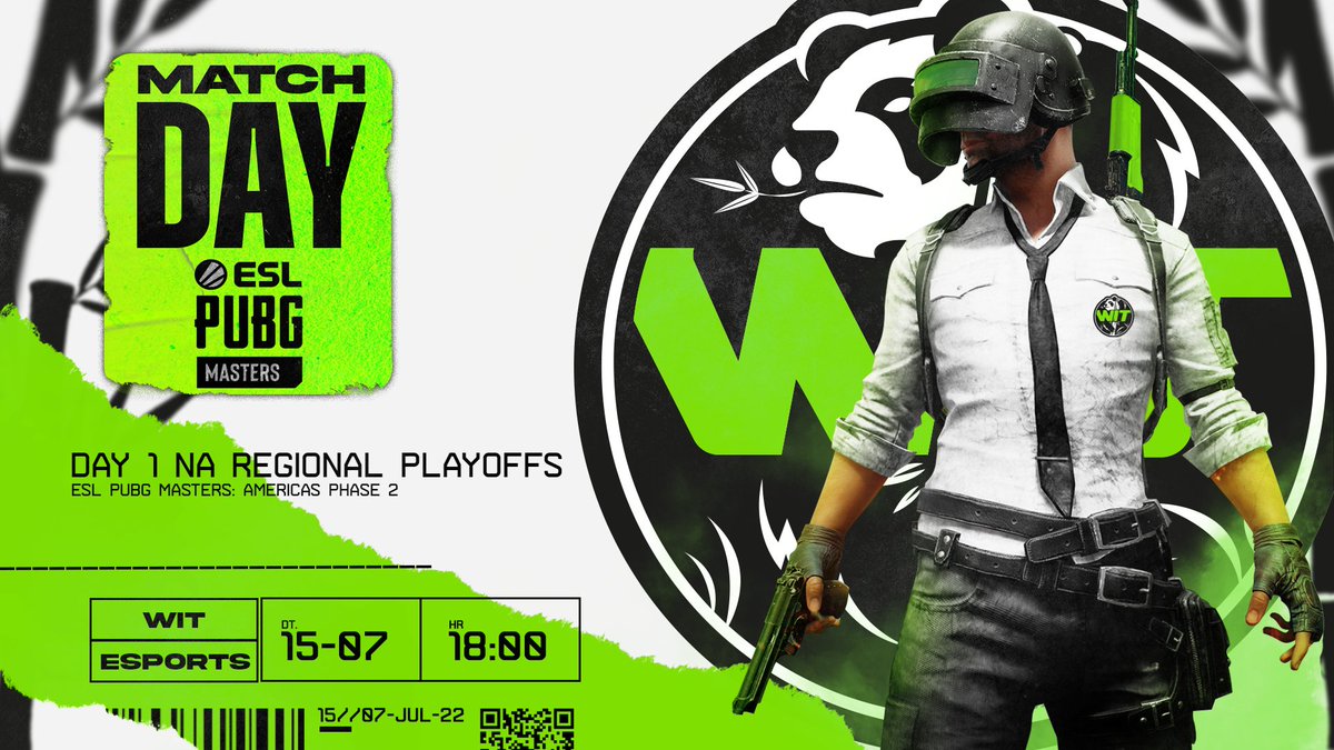 🐼 | #WhatItTakesPUBG are about to drop into Day 1 of the NA Regional Playoffs for <a href="/ESLPUBG/">ESL PUBG</a> Masters Americas Phase 2!

📺 | twitch.tv/PUBG_BATTLEGRO…
🎙️ | <a href="/Porosaurus_NA/">Mike Navarro (Porosaurus)</a> x <a href="/godspeedFPS/">Dustin Kane</a> 

#WIT #PUBG
