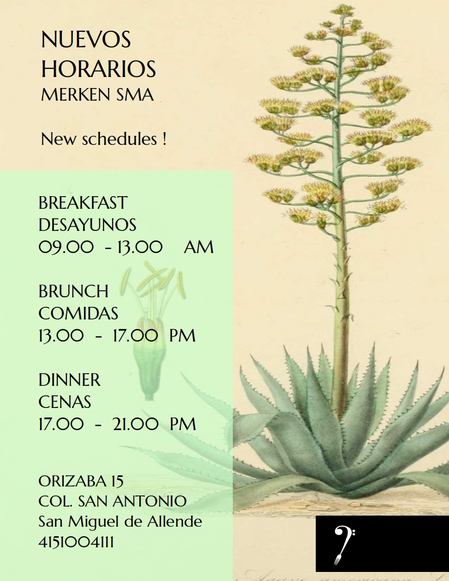 Porque ya mas gente nos pide ..... CENAS TAMBIÉN EN MERKEN SAN MIGUEL DE ALLENDE MÉXICO !!!