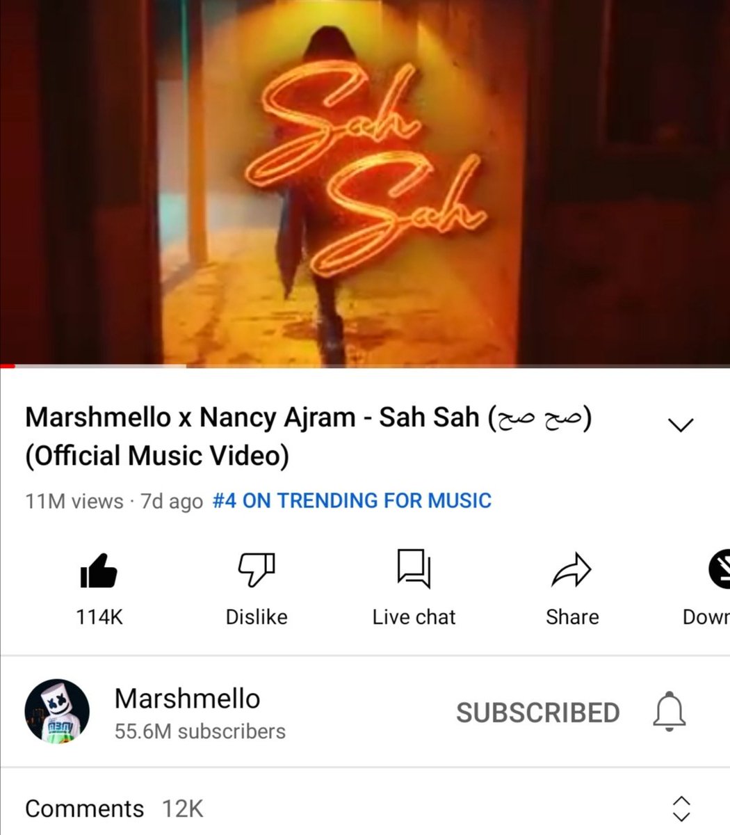 MHijjawy's tweet photo. 11 مليون 
#sahsha ❤️
@NancyAjram https://t.co/9LXUP2ltrC
