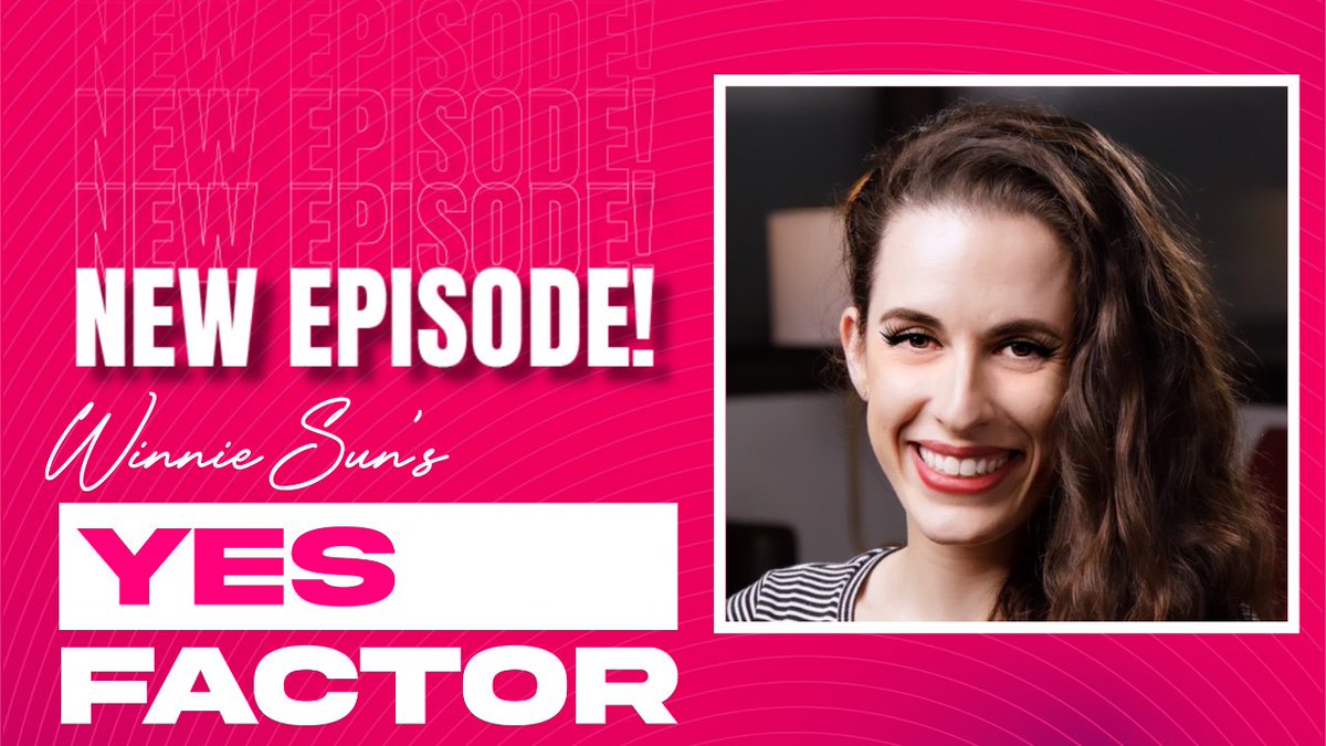 🎧 A NEW Yes Factor Episode is Out Now! 🔥We are joined by a communication expert and founder of The Right Words, Jaime Cohen <a href="/jaimbalaya/">Jaime Cohen | Communication Coach & Advisor 💪</a>, for a crash course on communication! Listen here: apple.co/winniesun