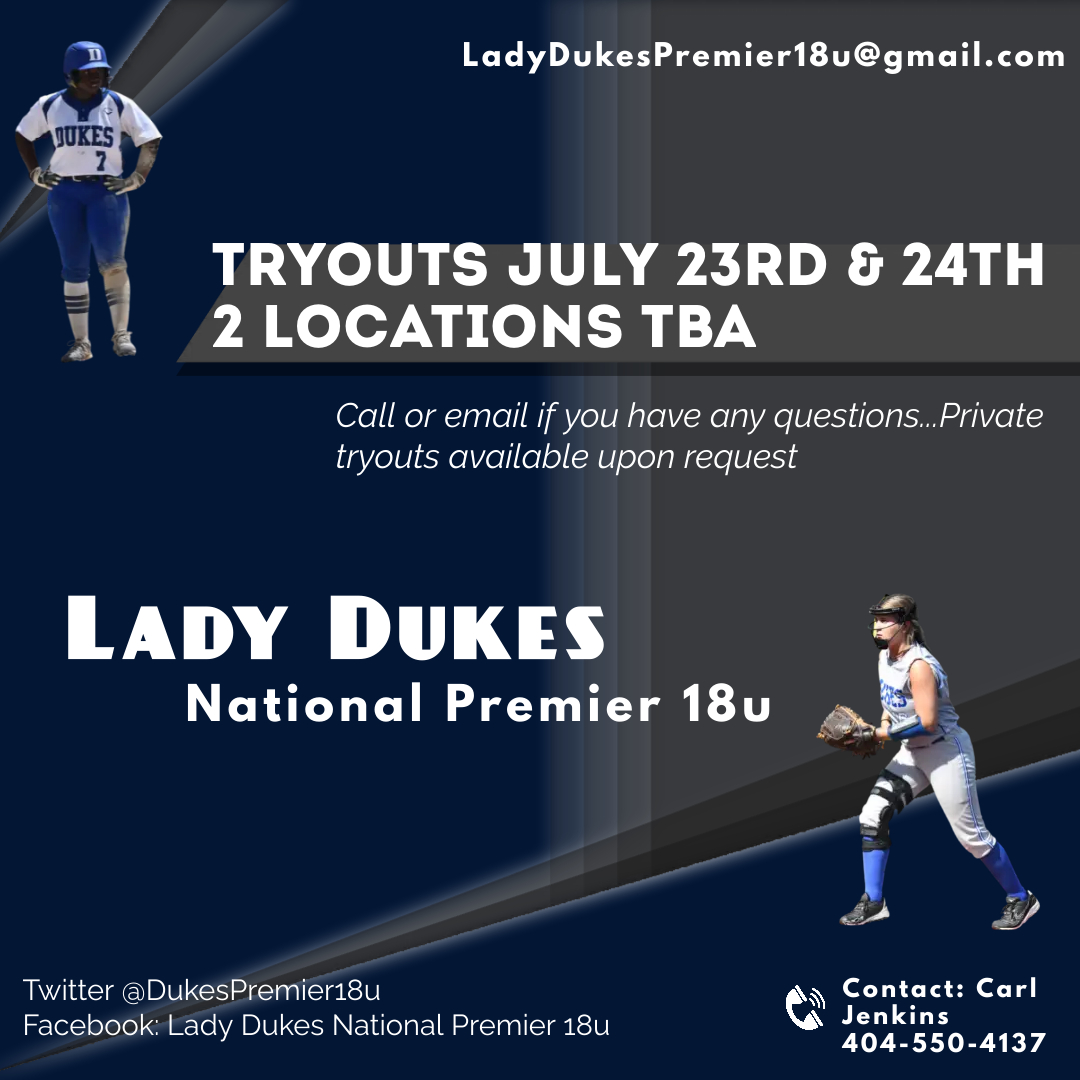 DukesPremier18u's tweet photo. Looking for a new home? Come join our team, we compete against some of the best while having fun. @LadyDukesSBorg  @TopPreps @BBOS_Nation @IHartFastpitch @ps_nation_ @ImpactRetweets https://t.co/HF79v1E6yi