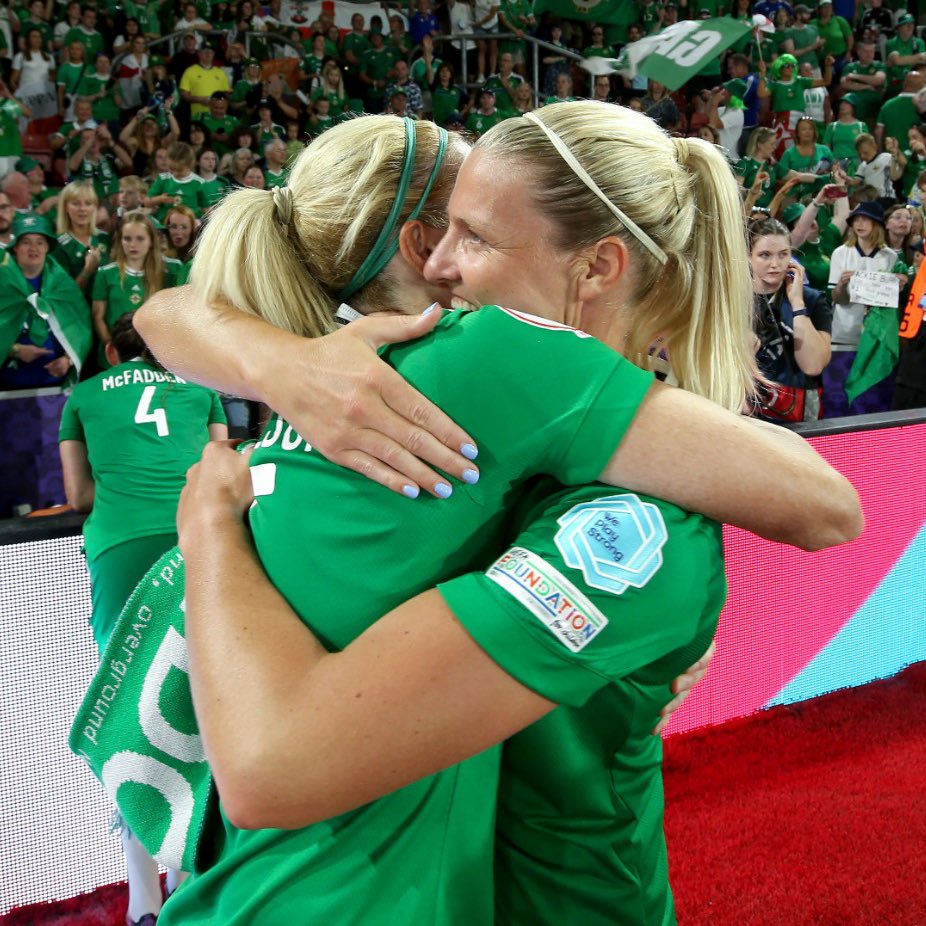 NorthernIreland's tweet photo. What a career 🙌 Ashley Hutton has retired from international football. Thank you, Ashley 👏 #GAWA https://t.co/RvLnsHELU9