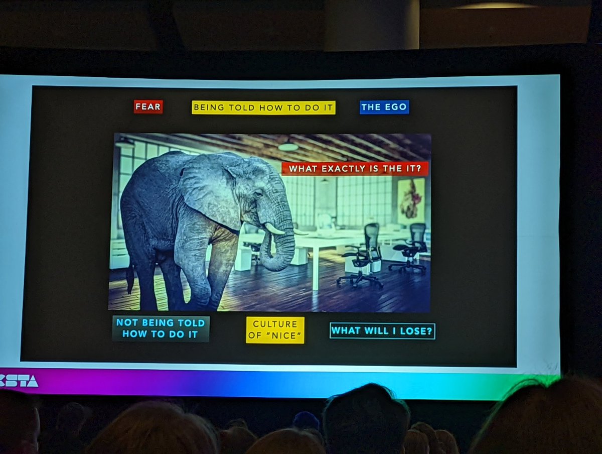 Dr. Abigail Joseph (@drabigailjoseph) on Twitter photo Can we move forward with a humble spirit that there is so much we still have to learn. <a href="/RuizSealey/">Yolanda Sealey-Ruiz</a>
#CSTA2022
That's the way we disrupt systems people. Yes there is an elephant in the room. Set those egos to the side. Can we move forward with a humble spirit that there is so much we still have to learn. <a href="/RuizSealey/">Yolanda Sealey-Ruiz</a>
#CSTA2022
That's the way we disrupt systems people. Yes there is an elephant in the room. Set those egos to the side.