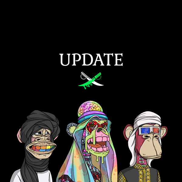 SaudiApes's tweet photo. Only 4 days but all Habibis have already received a Mutant Saudi for free. We deliver as fast as a sandstorm in the desert ⏳

HOLD the ape or mutant? Or both? It's up to you. No one knows what the desert hides 🐫

The journey starts now and the stars will show you the way 🇸🇦🚀 https://t.co/BzSmHw6zjy