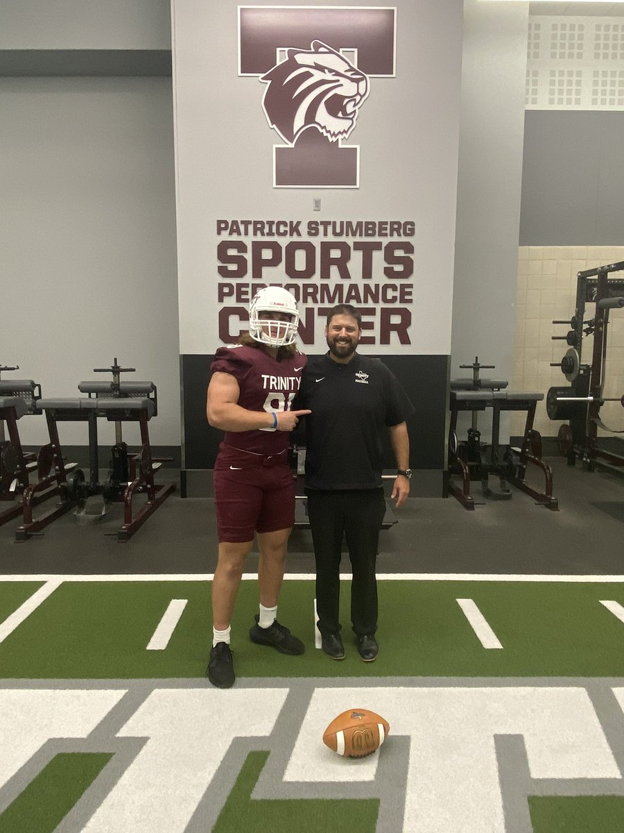 Steele Herndon (@steeleherndon) on Twitter photo #AGTG Beyond blessed after a GREAT conversation with <a href="/JerhemeUrban83/">Jerheme Urban</a> to have EARNED my First Offer to the prestigious Trinity University! Thank you <a href="/CoachMichalak/">Coach Michalak</a> for the great tour! #TigerPride <a href="/TUFootballTX/">Trinity University Football</a> <a href="/ColschenDavid/">Coach Colschen</a> <a href="/Phillip_Hunt53/">Phillip Hunt</a> <a href="/IronWillSC/">Iron Will</a> <a href="/extrastout72/">Jim Rapp</a> <a href="/twhfootball/">Highlander Football</a> #AGTG Beyond blessed after a GREAT conversation with <a href="/JerhemeUrban83/">Jerheme Urban</a> to have EARNED my First Offer to the prestigious Trinity University! Thank you <a href="/CoachMichalak/">Coach Michalak</a> for the great tour! #TigerPride <a href="/TUFootballTX/">Trinity University Football</a> <a href="/ColschenDavid/">Coach Colschen</a> <a href="/Phillip_Hunt53/">Phillip Hunt</a> <a href="/IronWillSC/">Iron Will</a> <a href="/extrastout72/">Jim Rapp</a> <a href="/twhfootball/">Highlander Football</a>