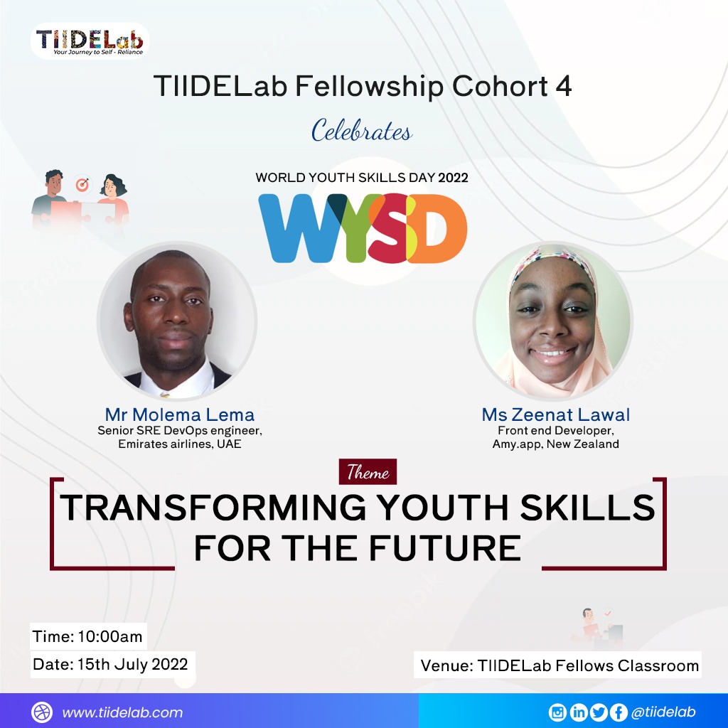 oriaehi's tweet photo. World youth skills day 2022
Was an awesome day to hear from professionals in the tech field.
Thank you #Tiidelab https://t.co/PJd51gun3T