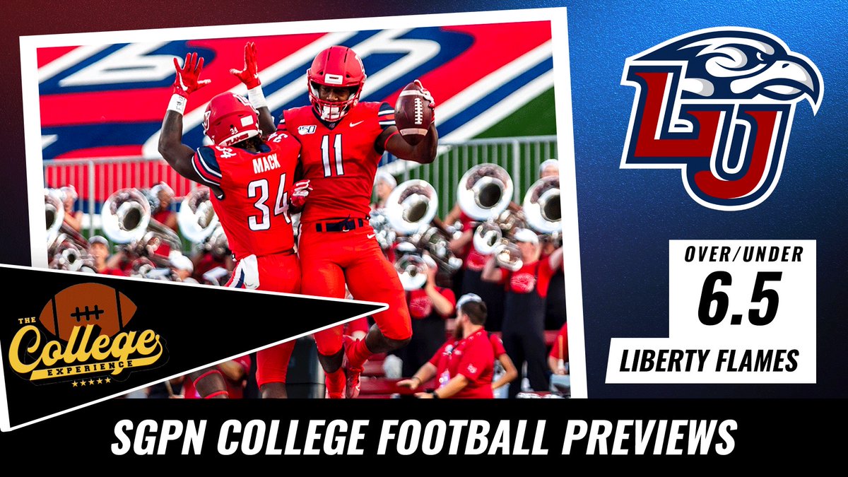 TheSGPNetwork's tweet photo. Liberty Flames College Football Season Preview 2022 w/ @TheColbyD, @PattyC831 & @reallyrell__ On The College Football Experience #CollegeFootball #EXPLO21VE #LibertyFlames
๐ Replacing Willis
๐ฏ Freeze Effect At Liberty
๐ง https://t.co/BB3UwylkC9
๐บ https://t.co/57VIG7nxYC https://t.co/TW7S7lrQ3E