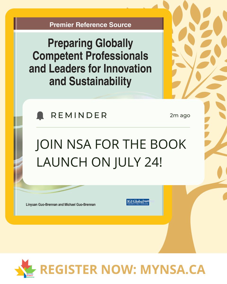 Gotten your tickets for our Book Launch yet?!🎟

We’ll speak to the authors of “Preparing Globally Competent Professionals &amp; Leaders for Innovation &amp; Sustainability” to learn about using higher education for global common good!

📅Jul 24
⏰12-2PM EST
🔗bit.ly/3RcPcgY