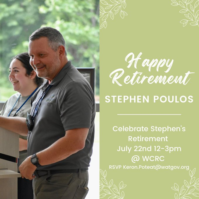WataugaCountyPR's tweet photo. Did you know that after 30 years of working for Watauga County Parks &amp; Recreation our Director Stephen Poulos is retiring? Stephen retires August 1st. https://t.co/WW4nyOaSEL