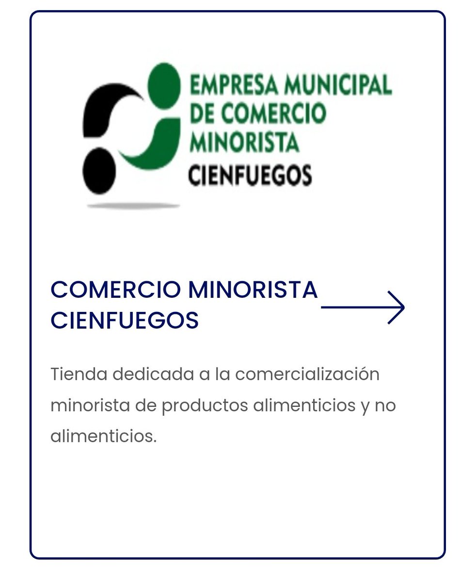 Ya estamos en #Transfermóvil 📱 comercienfueg.mibulevar.com 💯 con variadas ofertas en nuestra tienda virtual. ¡Ya puedes comprar! 🧏 Todos los detalles de los combos en la información personalizada. 
<a href="/CoronaAlexandre/">Alexandre Corona</a> <a href="/JoelCastilloFu1/">Joel Castillo Fuentes</a> <a href="/BelCabreraB1/">Bel ❤🌎</a>