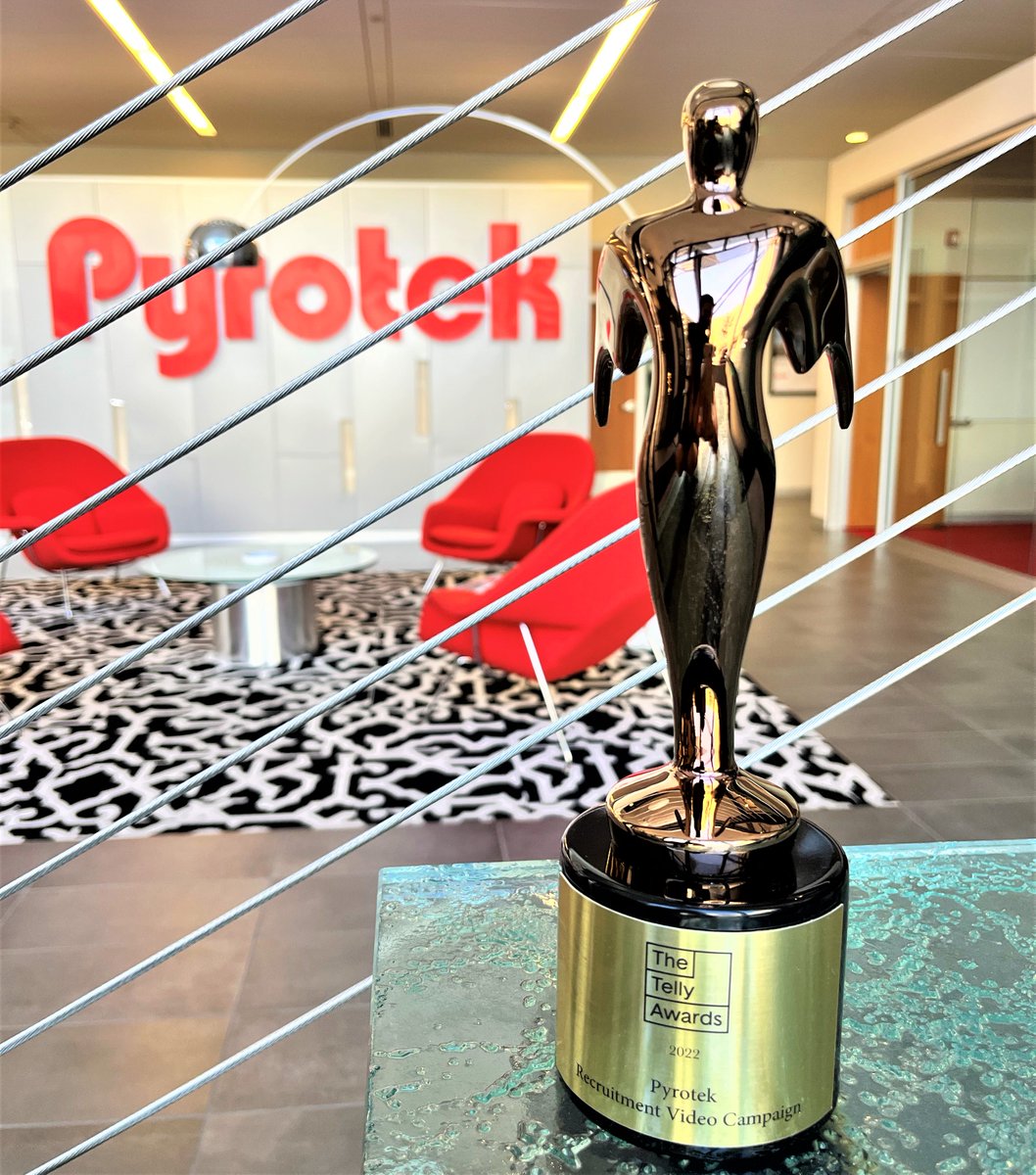 pyrotekinc's tweet photo. The #Pyrotek #Marketing Team Won a 2022 Telly Award | Read More: https://t.co/SqyfznzWGt https://t.co/XcsZ33TNGT