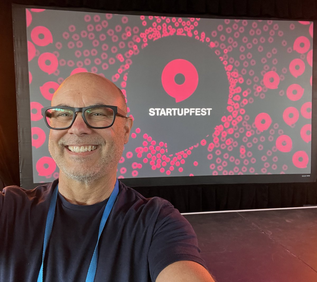 PeterKirwan's tweet photo. Wrapping up 3 fantastic days at Startupfest in Montréal.  Great to see Alistair after all these years.  Lenny Rachitsky, we miss you! #startupfest #montreal https://t.co/7tRjbltnRC