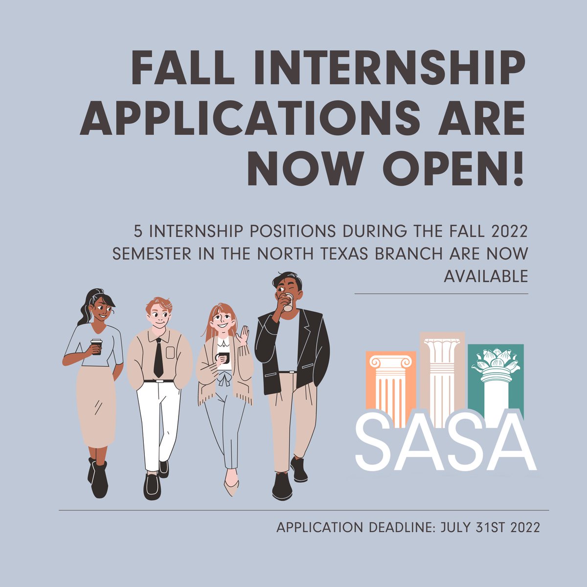 AncientSave's tweet photo. 🏺 SASA is still looking for 5 interns for our North Texas branch!

➡️ Follow this link to find out more and apply: https://t.co/BRcrHwh1U3

#SaveAncientStudies #InternshipOpportunity #OnlineInternship #AncientHistory #ClassicalCivilisation #NGO #NGOExperience #AcademicIntern https://t.co/XSIU0VBIMx