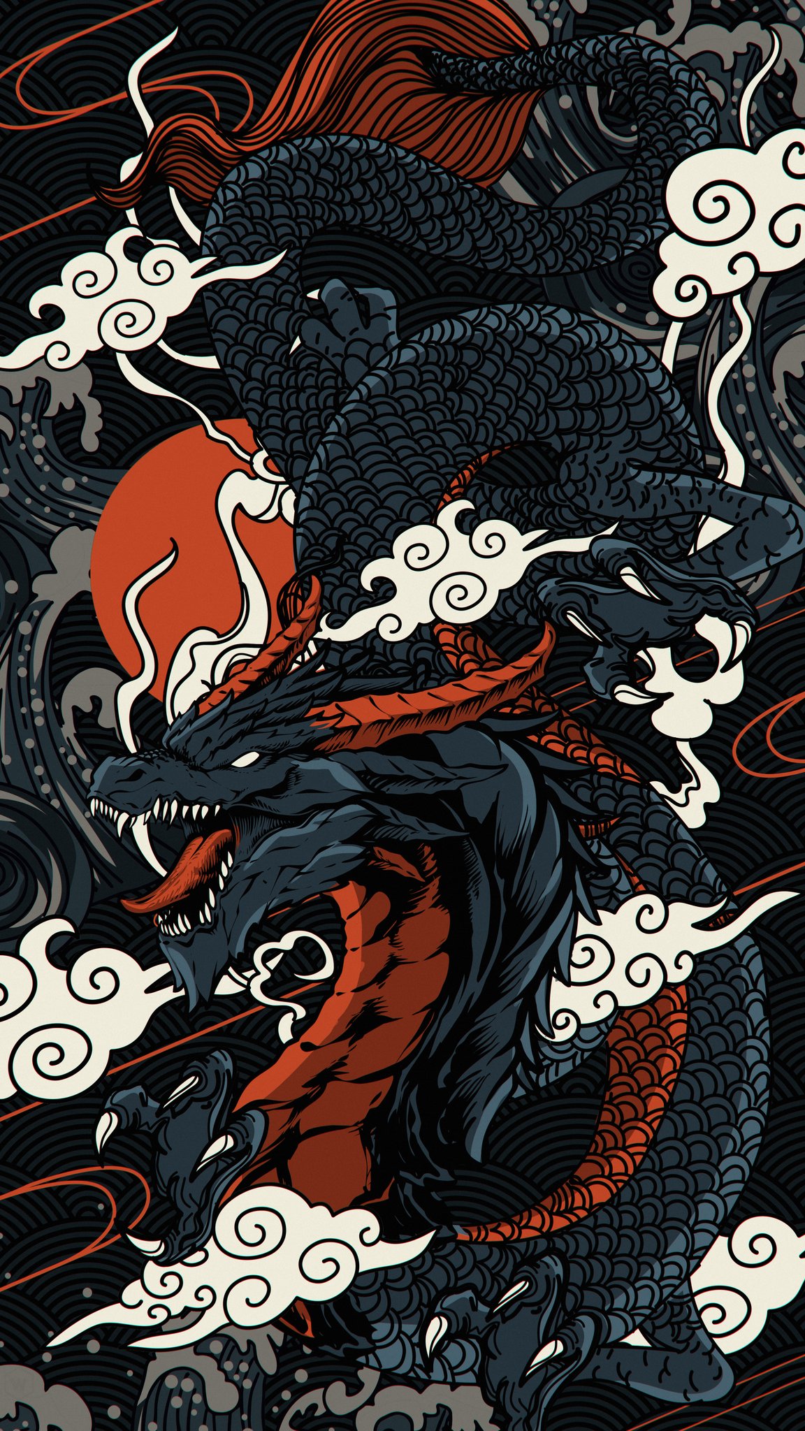 PHONE WALLPAPER 4K  ANCIENT DRAGON