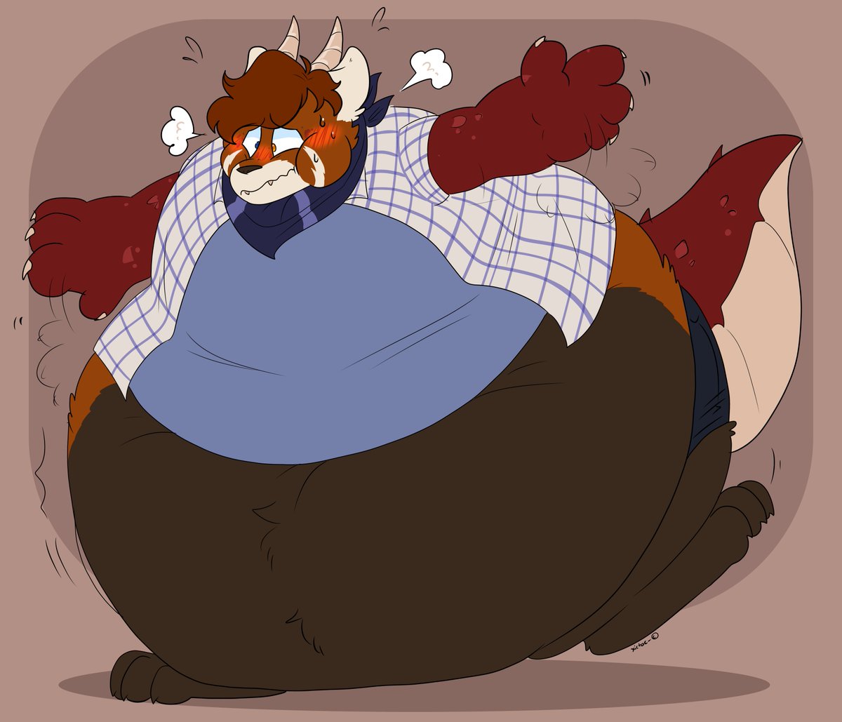xictoc_'s tweet photo. Artfight attack on @CreatureUnknowm !
Finally I have something worth posting LOL
#inflationfetish #fetishart #furryinflation #creatureunknown #xictoc #expansion #expansionfetish #inflationart #expansionart https://t.co/dPkzRJNXeU