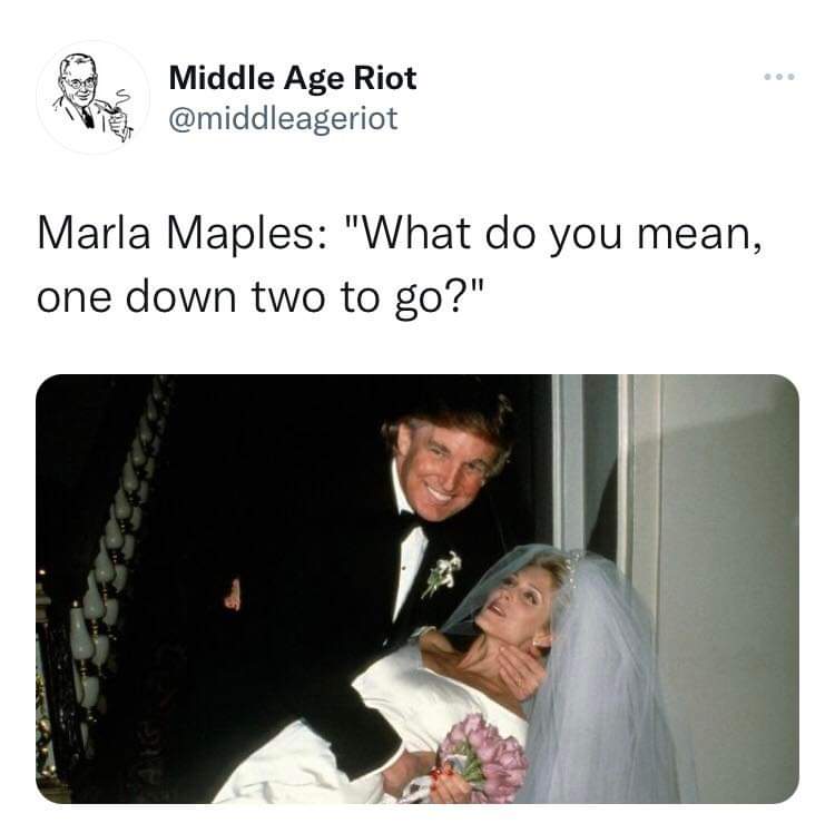 okrah_winfrey's tweet photo. Too Soon❓ #IvanaTrump #IvanaBePushed #ivanatrumpdeath #Ivana #TrumpIsACriminal #TrumpBodyCount #TrumpsSecretPolice #GOP https://t.co/kgzSO8PZwi