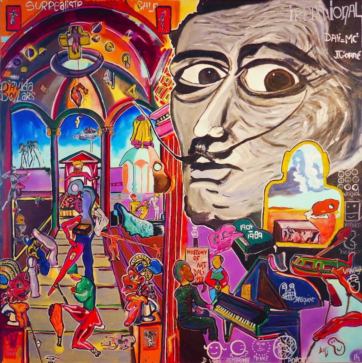 SnakeOilHistory's tweet photo. Bespoke #25 - Salvador Dali - This piece turned out incredibly - feel that FOMO yet? https://t.co/BrcnX5E0Ym