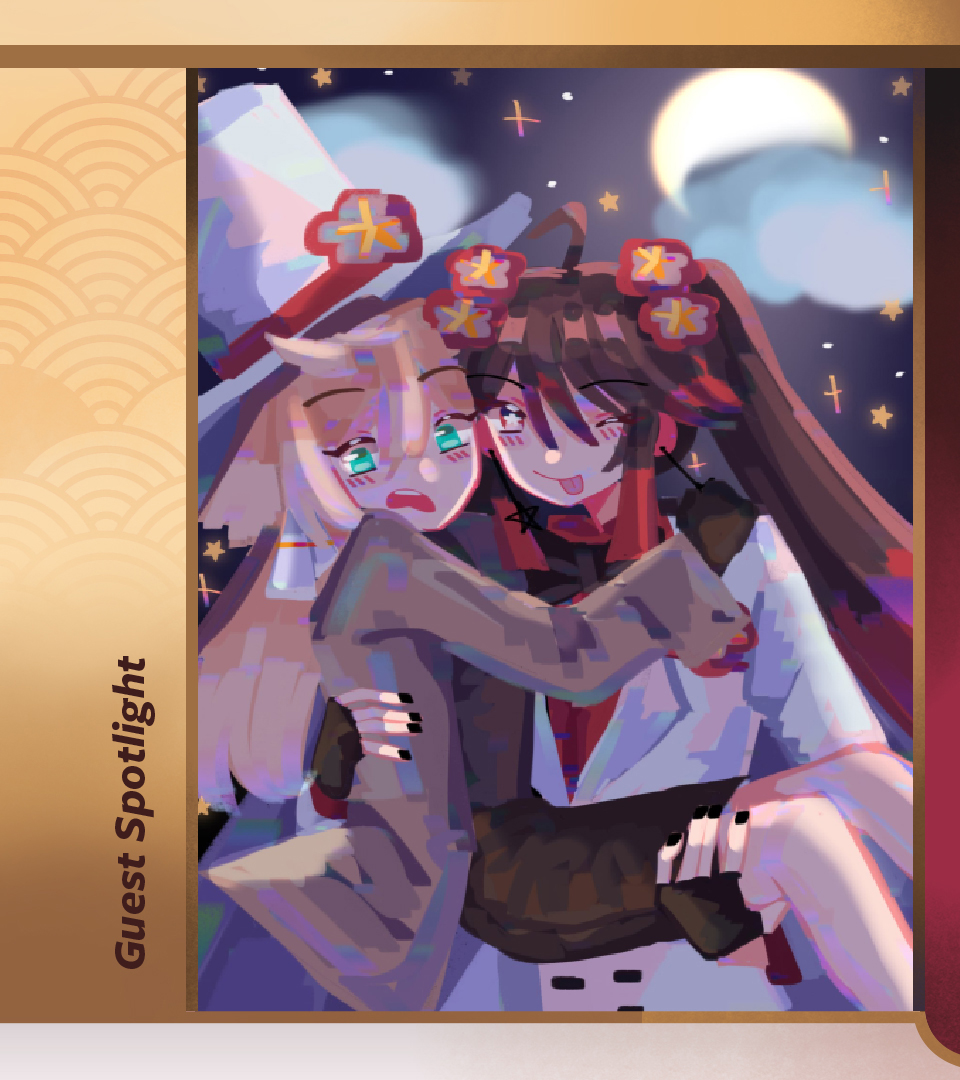 ❤️‍🔥GUEST INTRODUCTION❤️‍🔥

Introducing our first guest <a href="/yaoyuren/">ji🩸</a>. Their vivid use of colors will surely make their zine piece pop