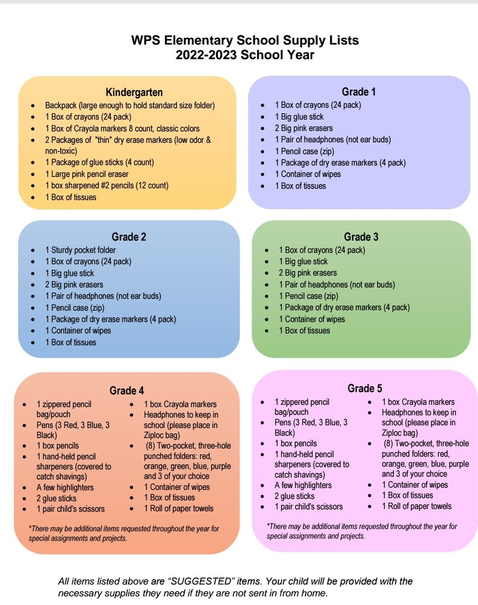 Wilmington schools supply lists are now posted online
woburn.wpsk12.com/news/what_s_ne…