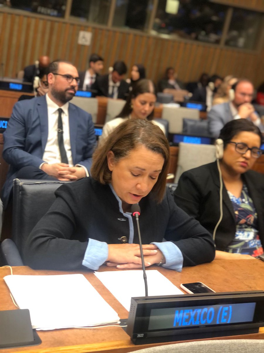 ABuenrostroMass's tweet photo. At adoption of Minist. Declar/ECOSOC #HLPF2022 🇲🇽 stated:
🔹More is needed for a sustainable, inclusive and equitable recovery.
🔹Inclusion of stronger and progressive language on #GenderEquality,vital.
🔹Need for coherence b/w polit messages and negot. positions on  #2030Agenda https://t.co/iYBOrkCKNC